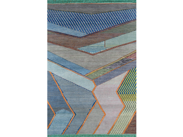 RAASTA LES-1034 Antique White/CocoaBrown - Rectangular handmade wool rug by Jaipur Rugs - view 2